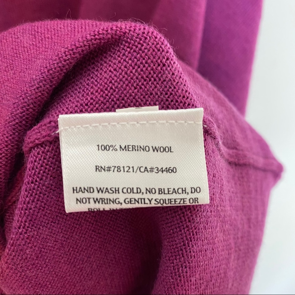 Eileen Fisher Merino Wool Cowl Neck Sweater - Picture 4 of 5
